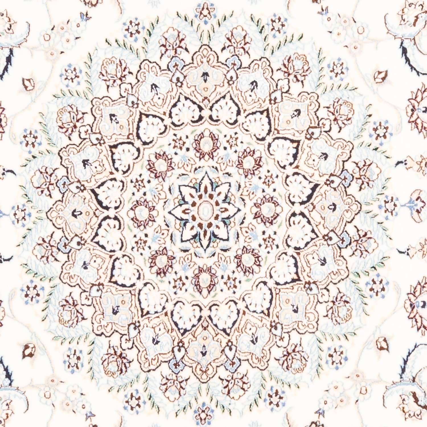 Persisk matta - Nain - Premium - 255 x 204 cm - grädde