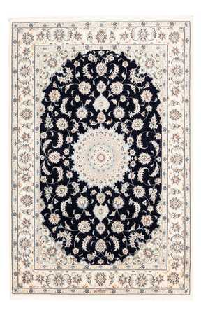 Tapis persan - Nain - Premium - 176 x 119 cm - bleu foncé