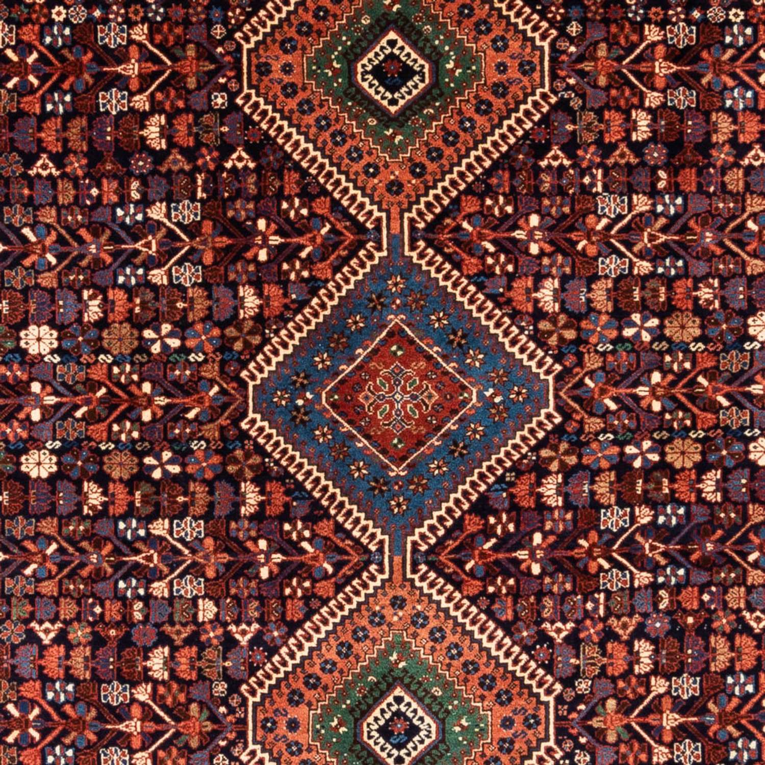 Persisk matta - Nomadic - 304 x 205 cm - bordeaux röd