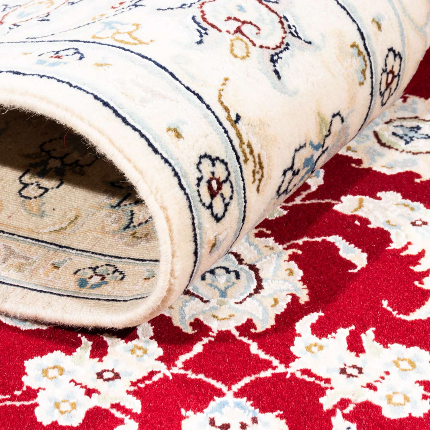 Perzisch tapijt - Nain - Premium - 173 x 117 cm - rood