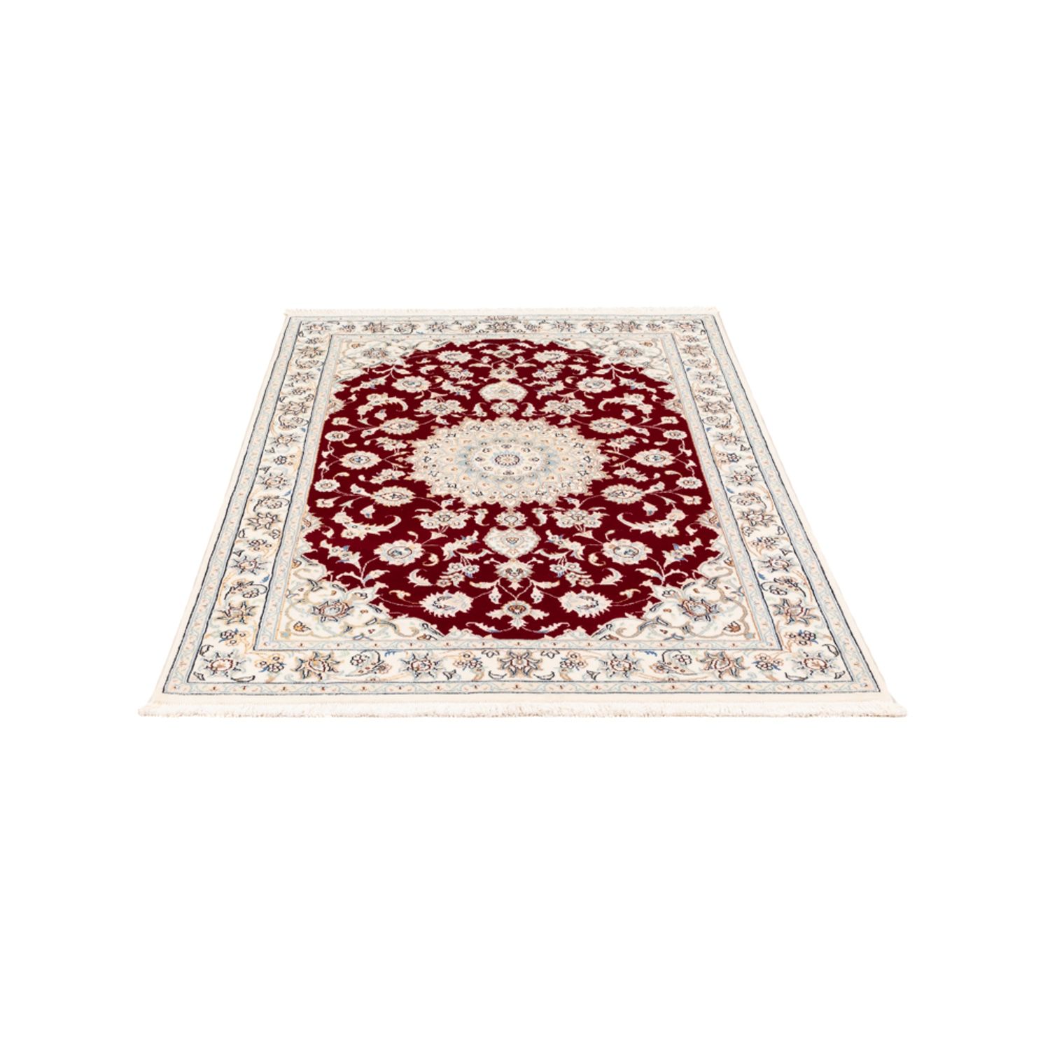 Tapete Persa - Nain - Premium - 152 x 108 cm - vermelho