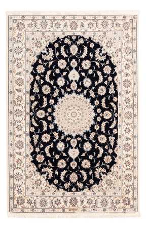 Tapis persan - Nain - Premium - 175 x 117 cm - bleu foncé