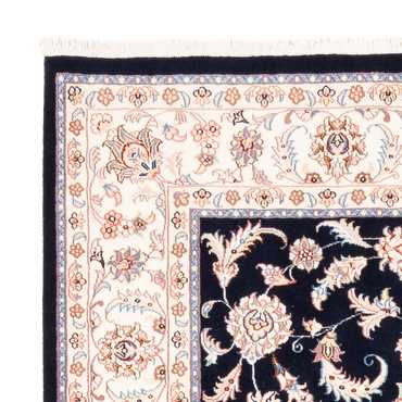 Tapete Persa - Tabriz - 200 x 148 cm - azul escuro