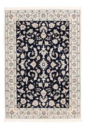 Tapete Persa - Nain - Premium - 154 x 107 cm - azul escuro