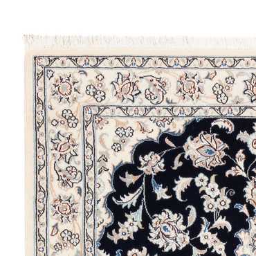 Tapis persan - Nain - Premium - 148 x 107 cm - bleu foncé