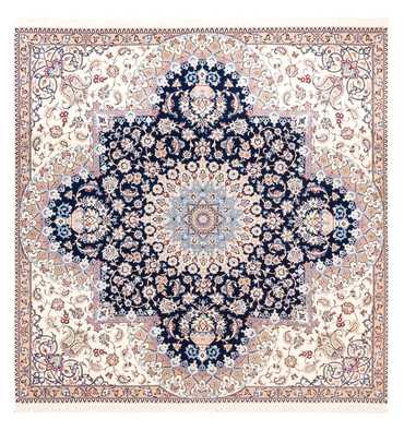 Perser Rug - Nain - Premium square  - 212 x 212 cm - dark blue