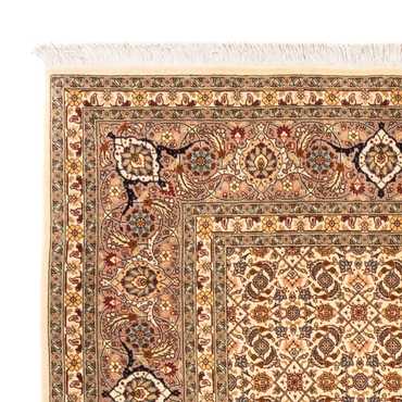 Perserteppich - Täbriz - Royal quadratisch  - 206 x 204 cm - dunkelbeige