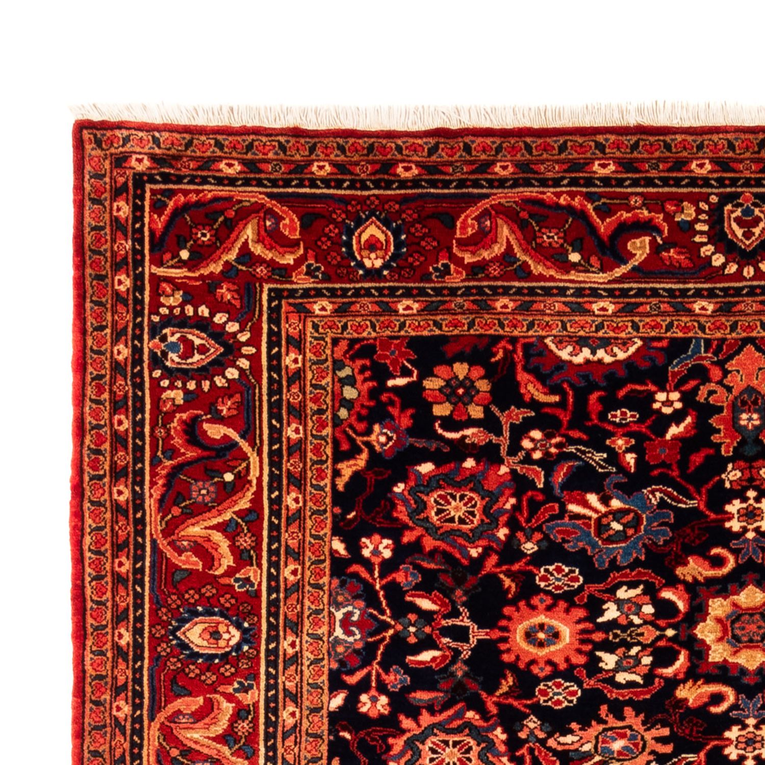 Tapis persan - Nomadic - 316 x 211 cm - rouge bordeaux