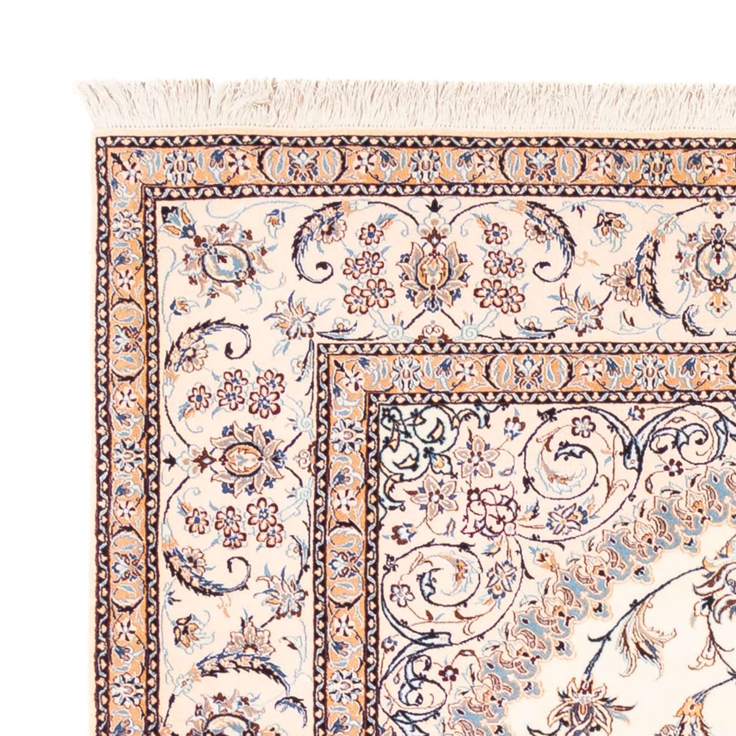 Perzisch tapijt - Nain - Premium - 240 x 203 cm - crème