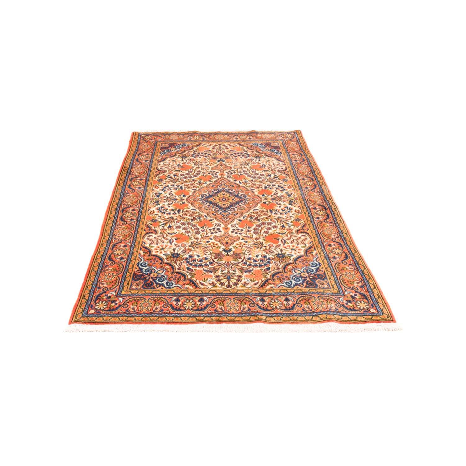 Perski dywan - Nomadyczny - 157 x 104 cm - kremowy