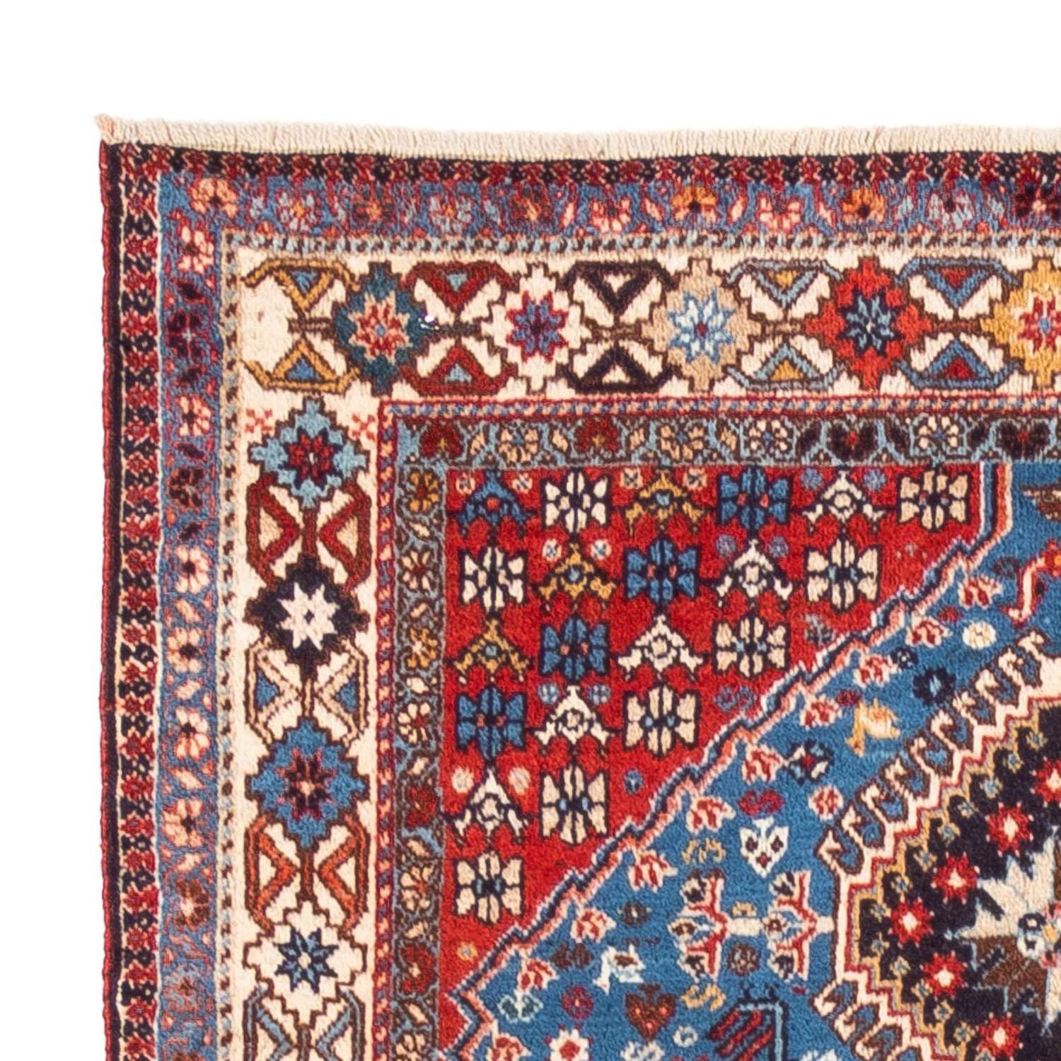 Tapis Gabbeh - Persan - 242 x 198 cm - bleu