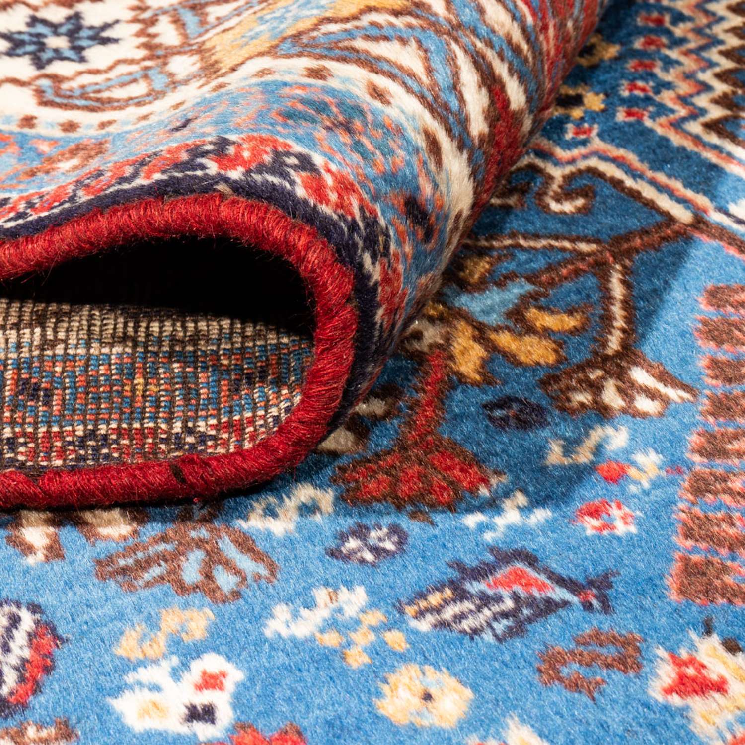 Gabbeh Rug - Perser - 242 x 198 cm - blue