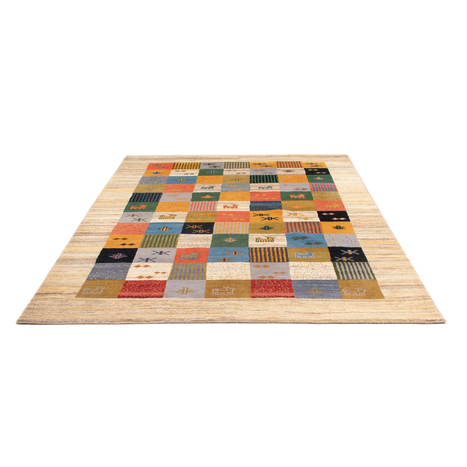 Tappeto Gabbeh - Persero - 242 x 174 cm - multicolore