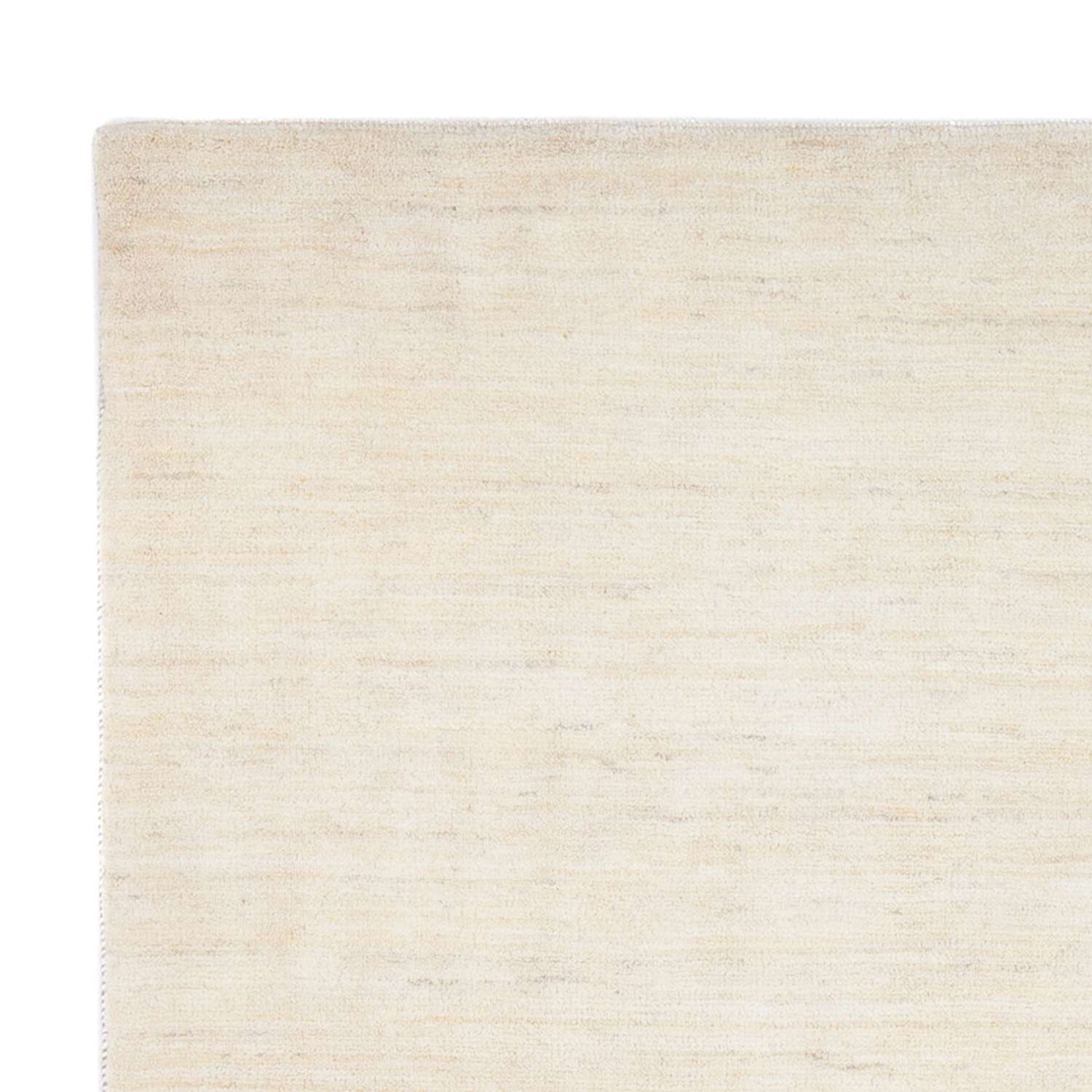 Alfombra Gabbeh - Persa - 248 x 187 cm - blanco natural