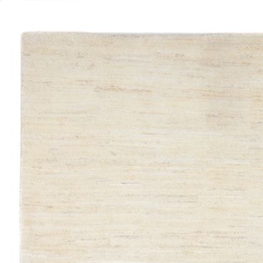 Alfombra Gabbeh - Persa - 247 x 178 cm - blanco natural