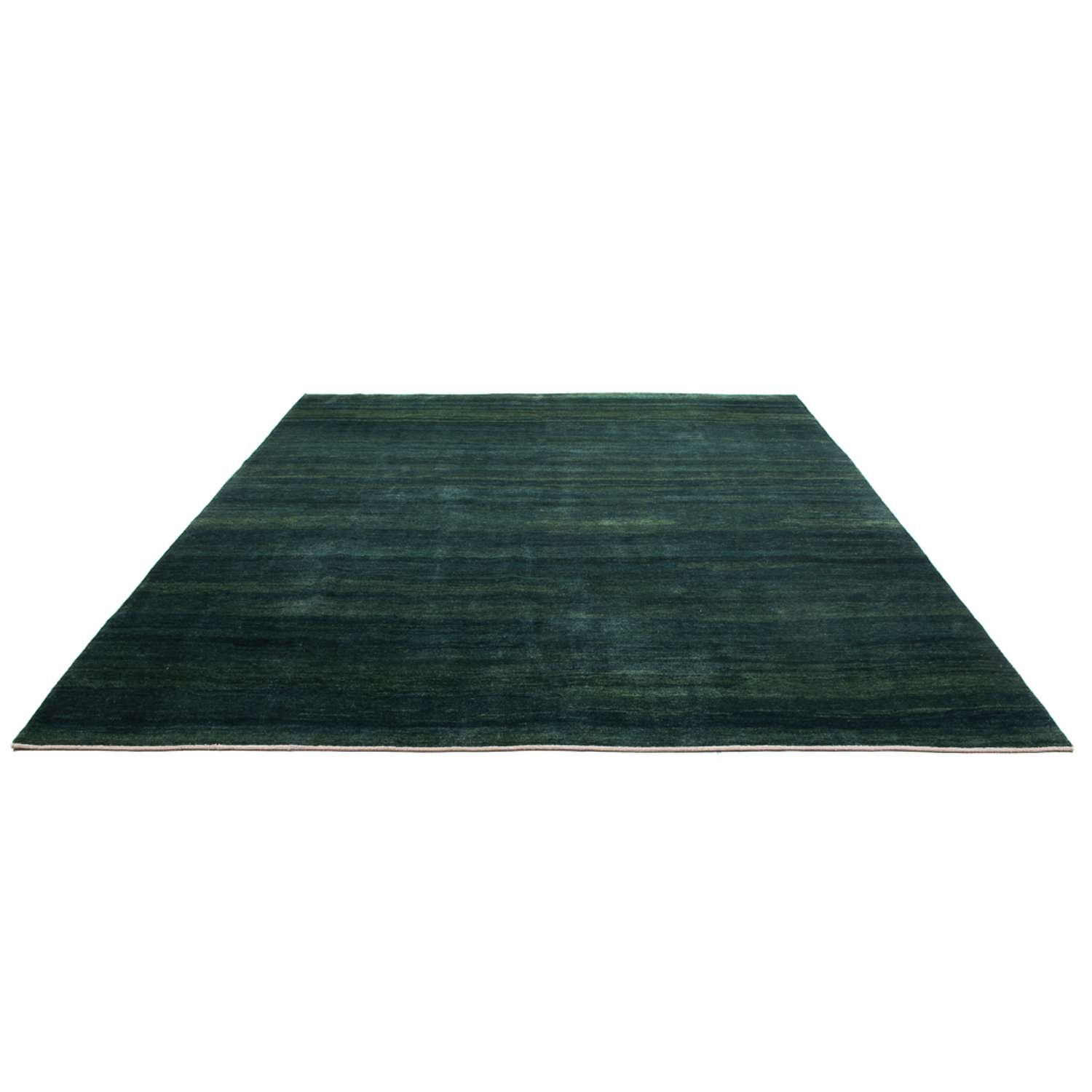 Alfombra Gabbeh - Persa - 380 x 335 cm - verde oscuro