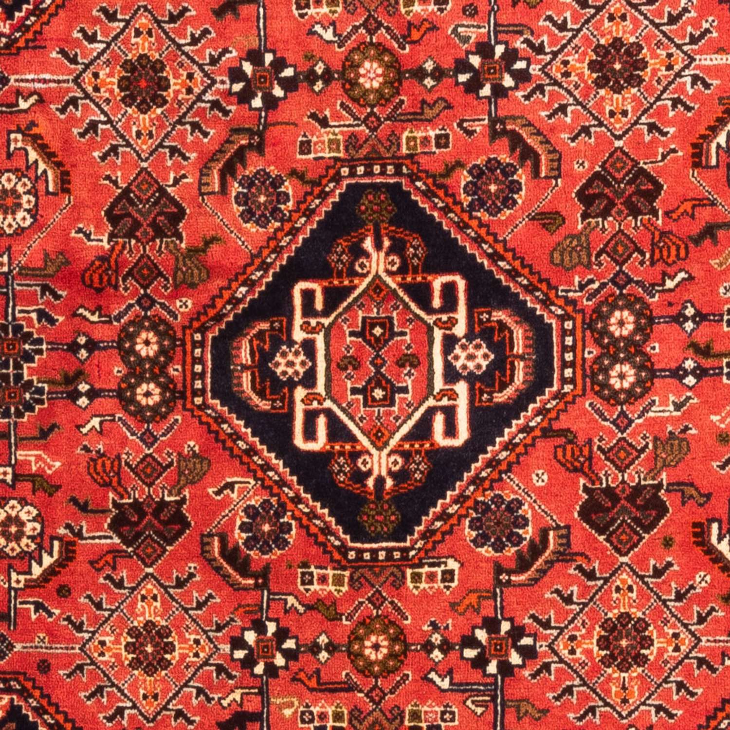 Perserteppich - Nomadic - 150 x 115 cm - rot