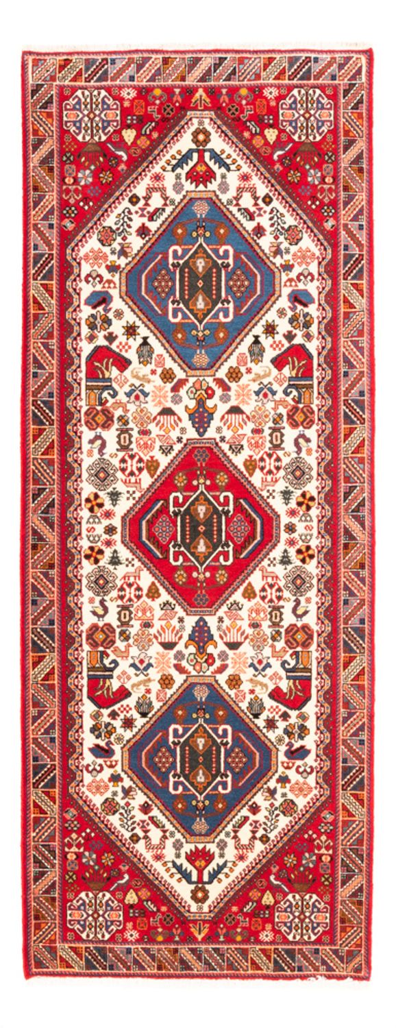 Tapis de couloir Tapis persan - Nomadic - 208 x 80 cm - crème