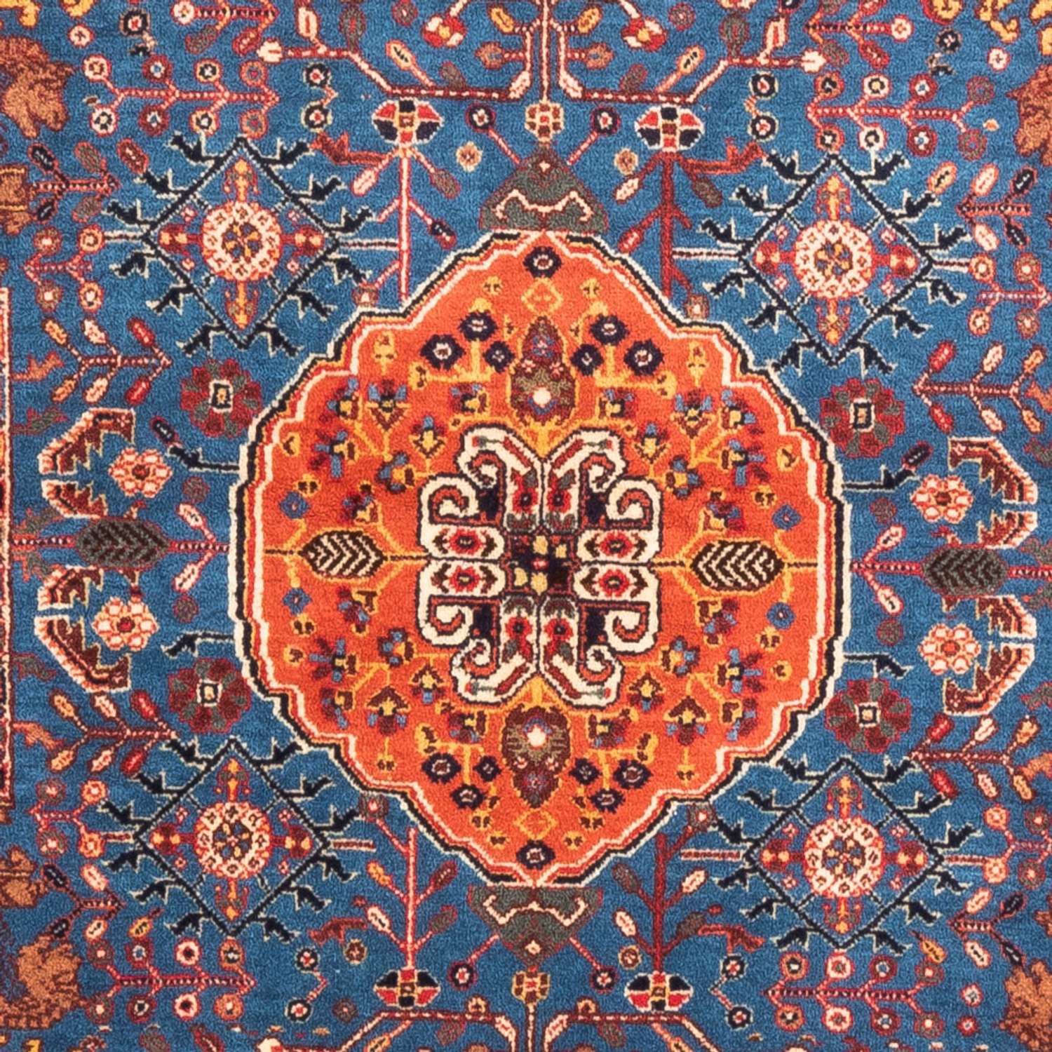 Perzisch Tapijt - Nomadisch - 156 x 110 cm - blauw