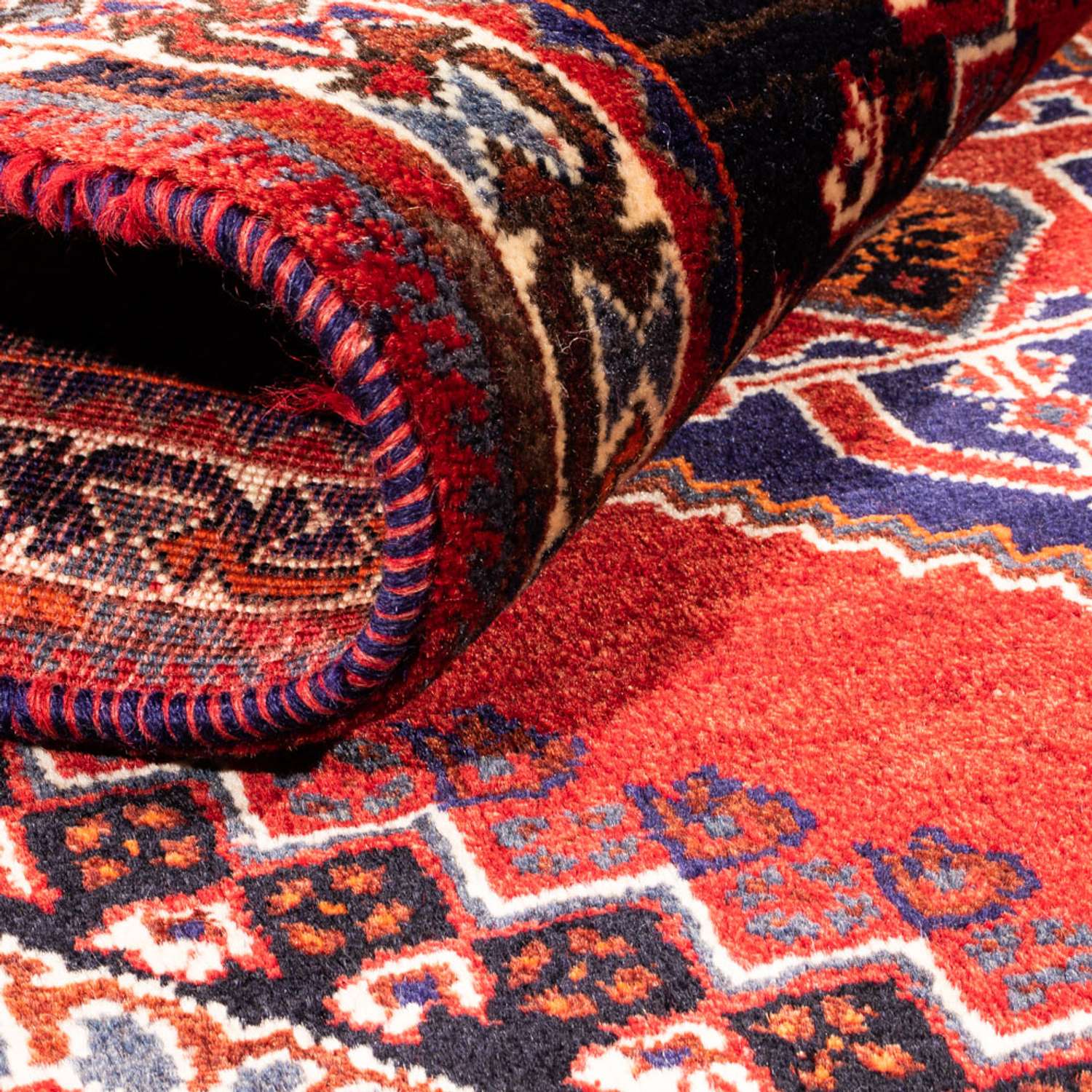 Gabbeh Rug - Kashkuli Perser - 158 x 112 cm - red