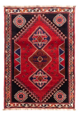 Alfombra Gabbeh - Persa Kashkuli - 158 x 112 cm - rojo