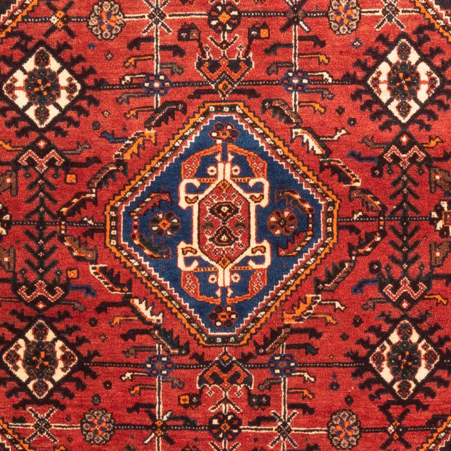 Persisk matta - Nomadic - 140 x 108 cm - röd