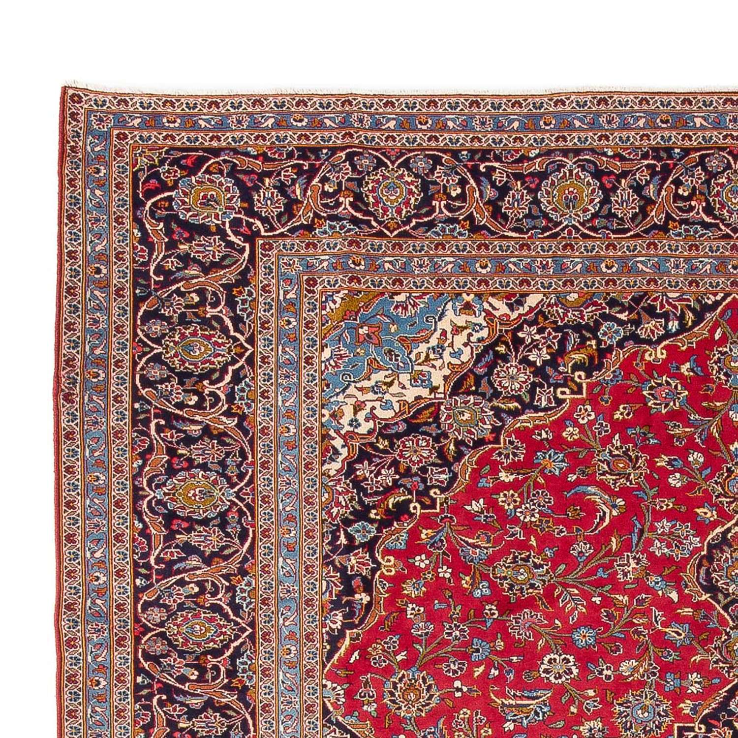 Tapis persan - Keshan - 397 x 300 cm - rouge