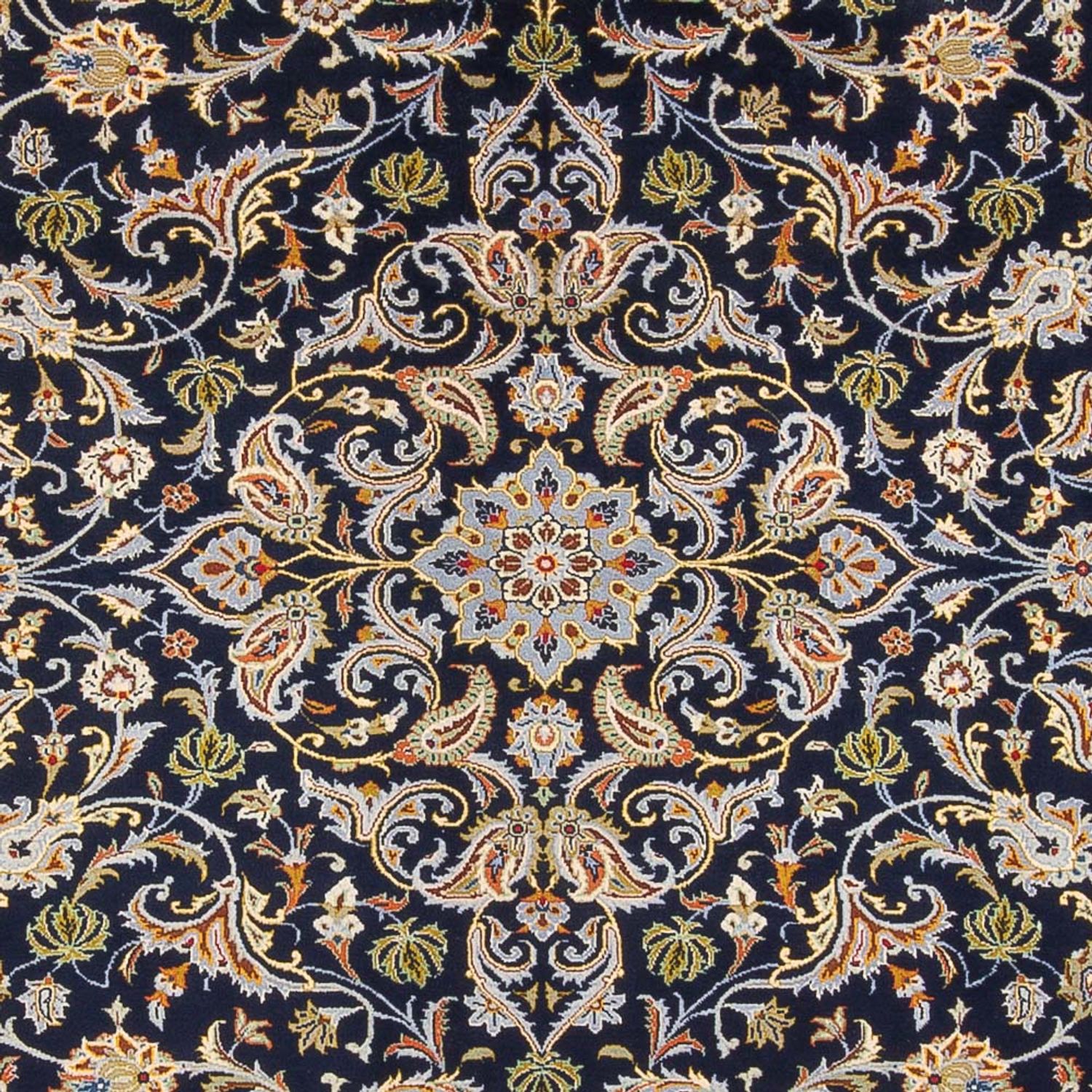 Perser Rug - Keshan - 417 x 293 cm - dark blue