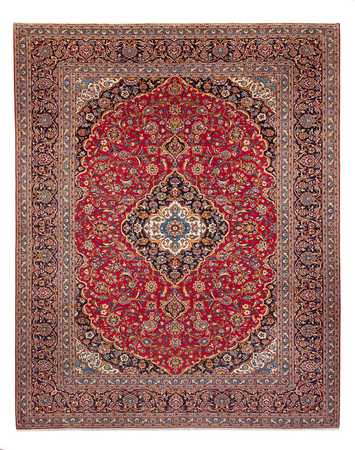 Tapis persan - Keshan - 390 x 297 cm - rouge