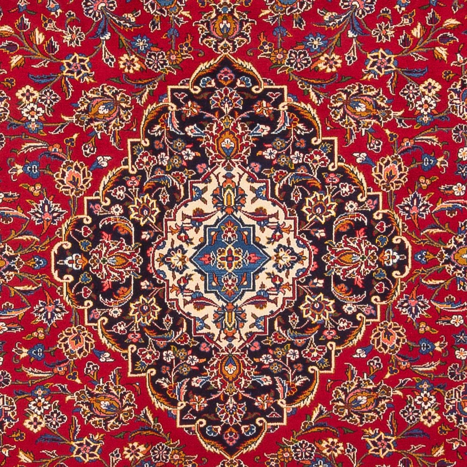 Tapete persa - Keshan - 398 x 297 cm - vermelho