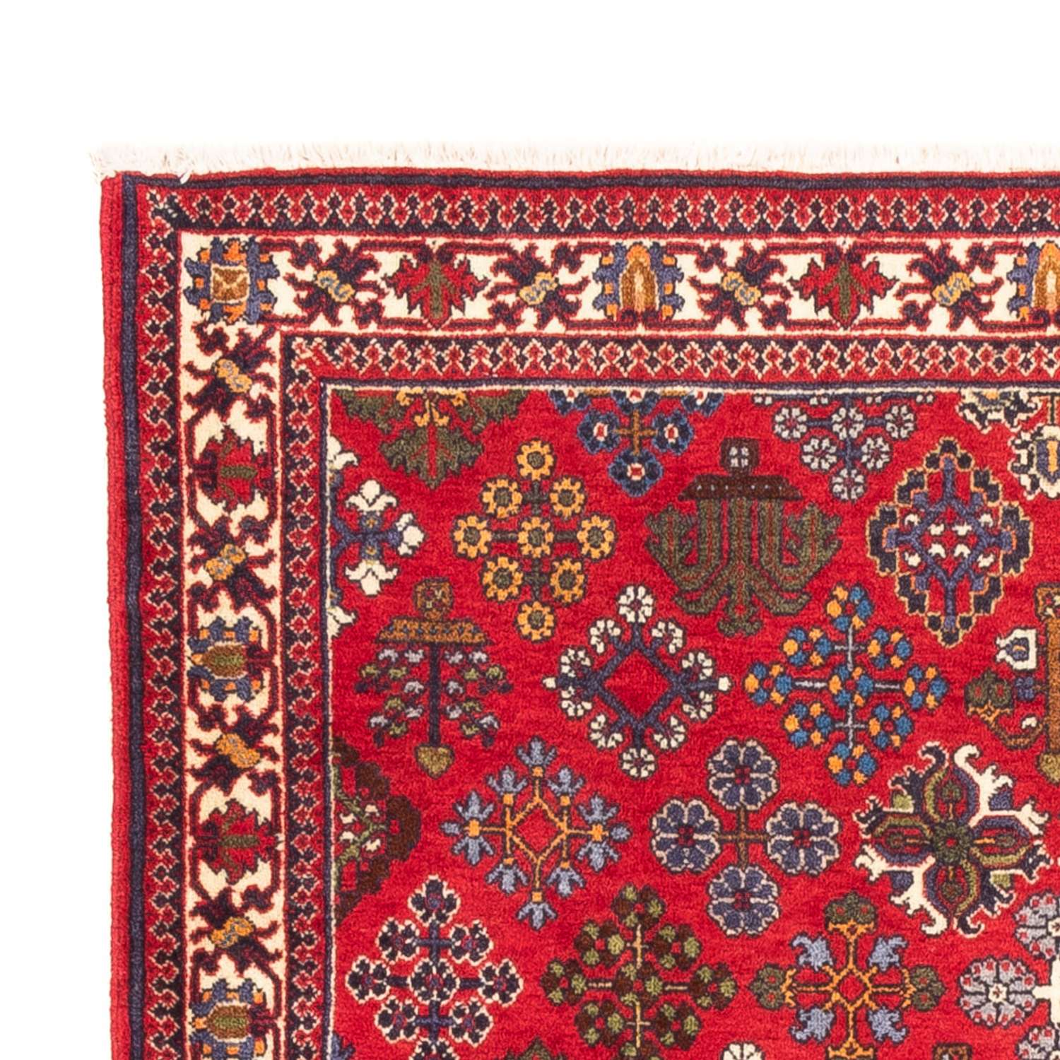 Tapis persan - Nomadic - 168 x 110 cm - rouge