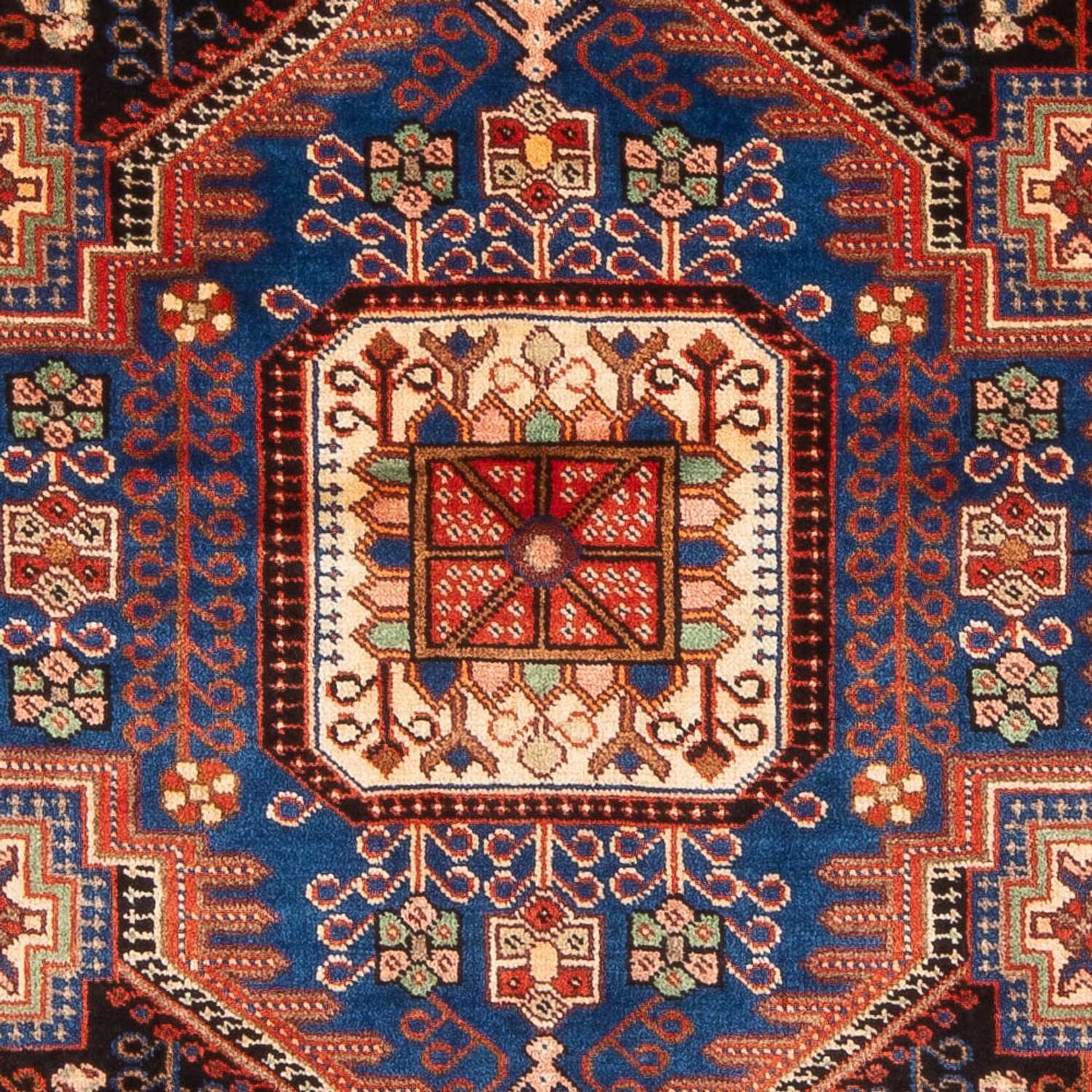 Alfombra persa - Nómada - 200 x 147 cm - azul