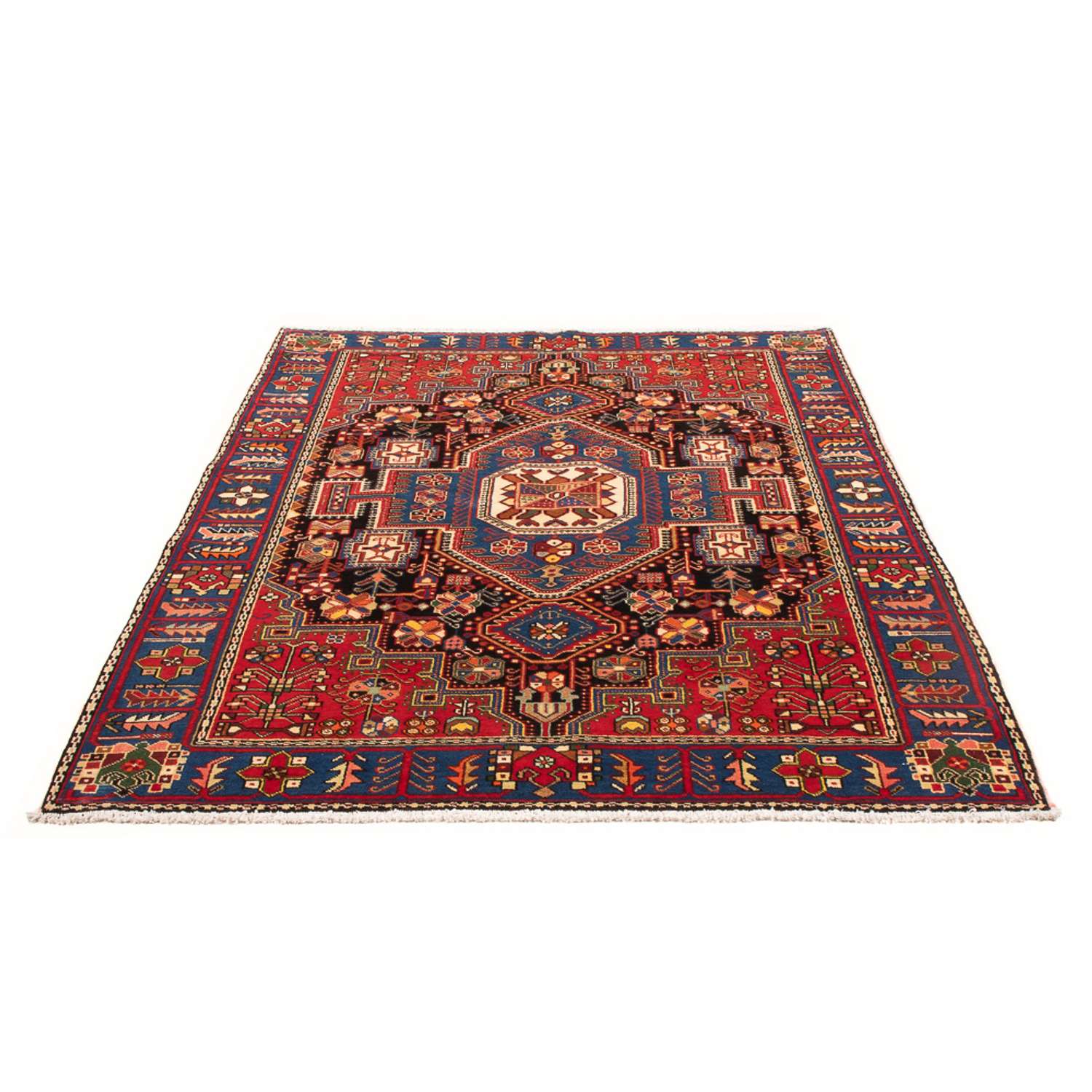Perski dywan - Nomadyczny - 187 x 143 cm - niebieski