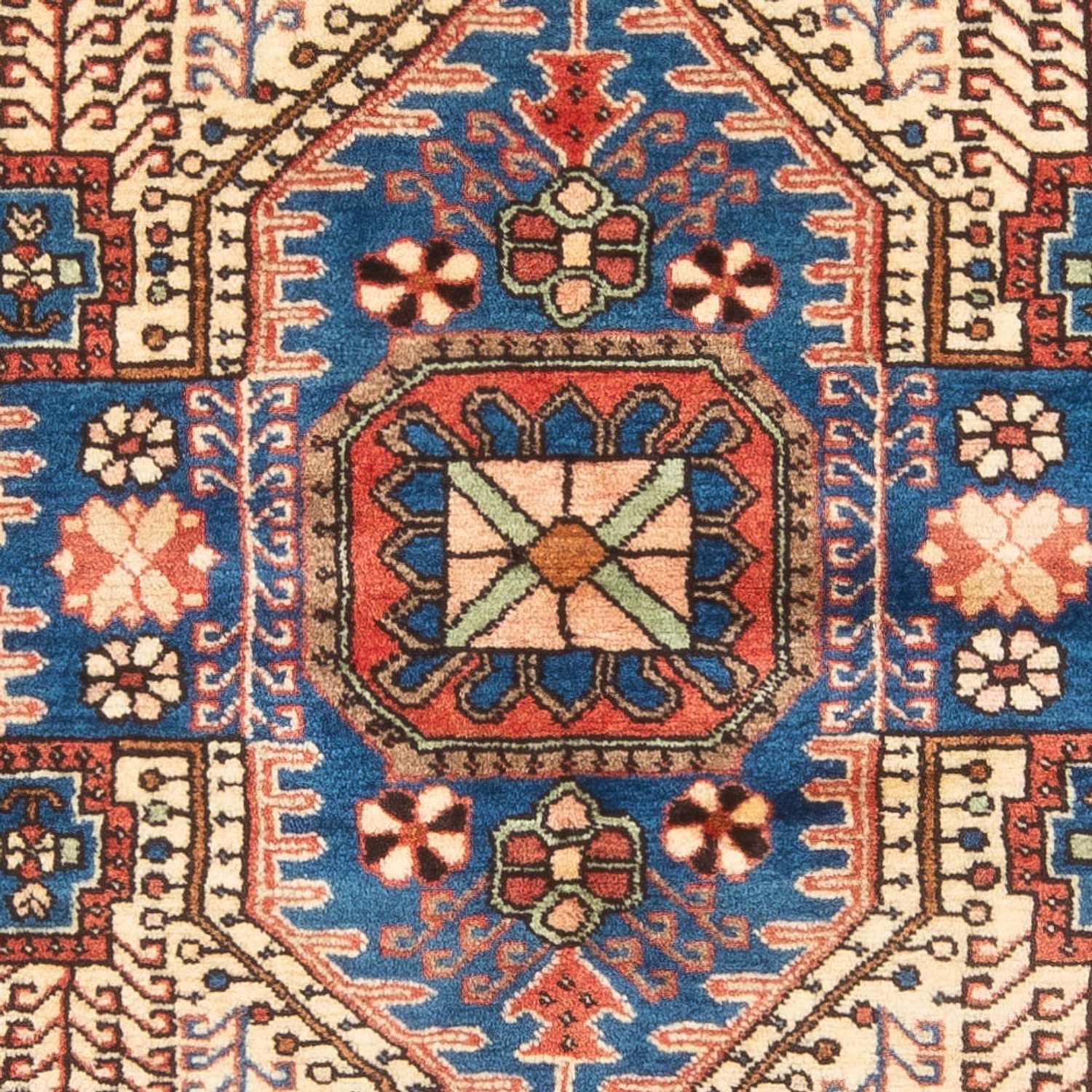 Alfombra persa - Nómada - 194 x 135 cm - azul