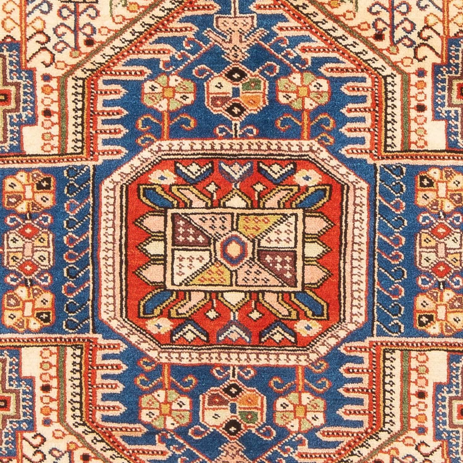 Alfombra persa - Nómada - 207 x 140 cm - azul