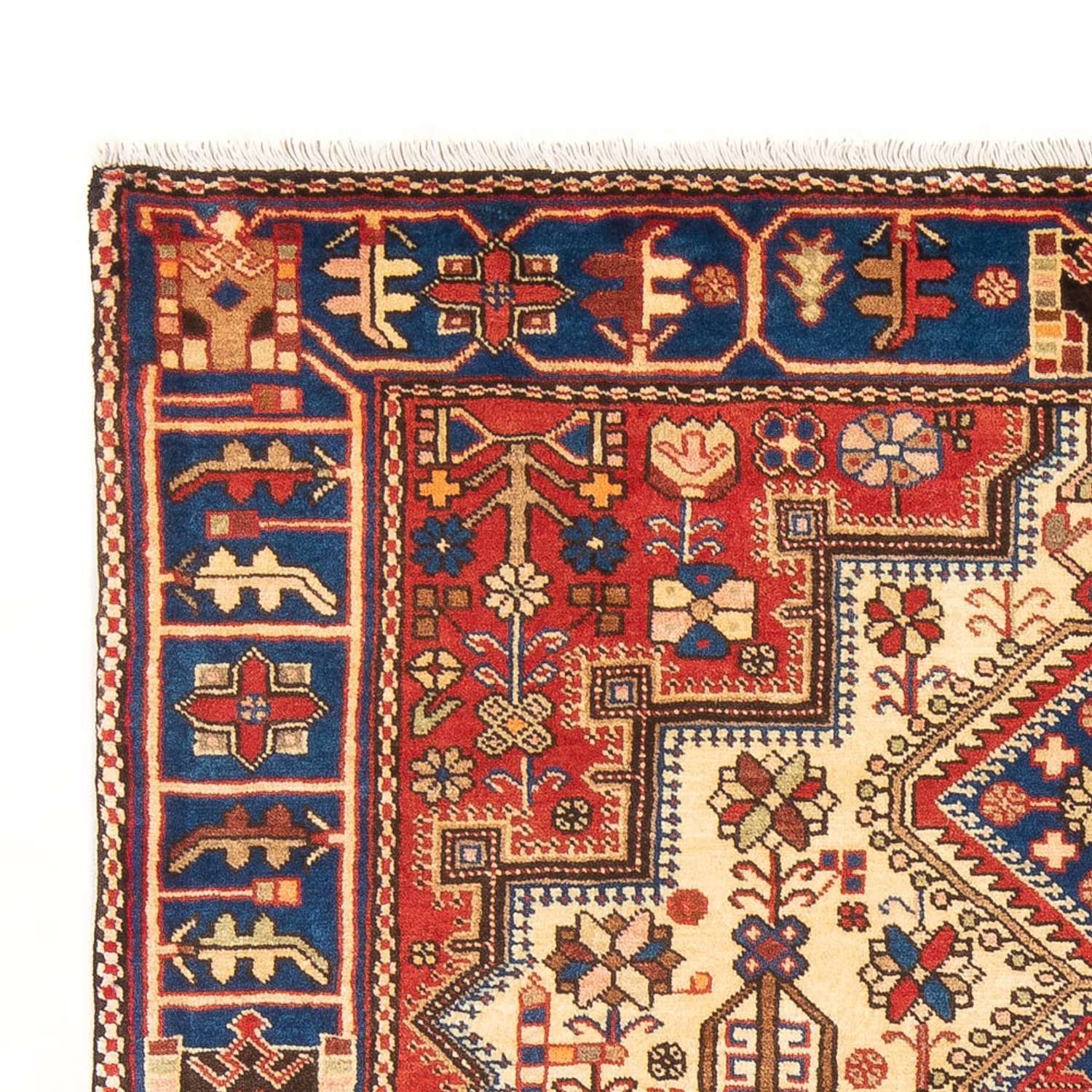 Tapis persan - Nomadic - 190 x 136 cm - bleu