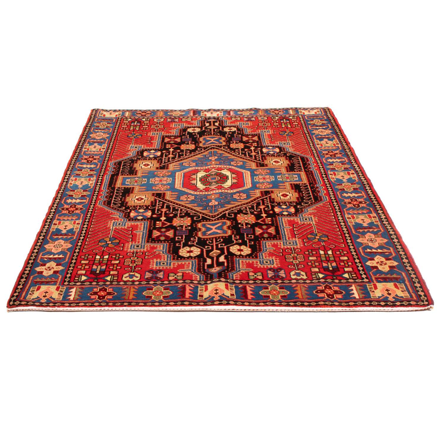 Tapis persan - Nomadic - 202 x 143 cm - bleu