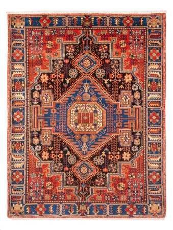 Tapis persan - Nomadic - 198 x 151 cm - bleu