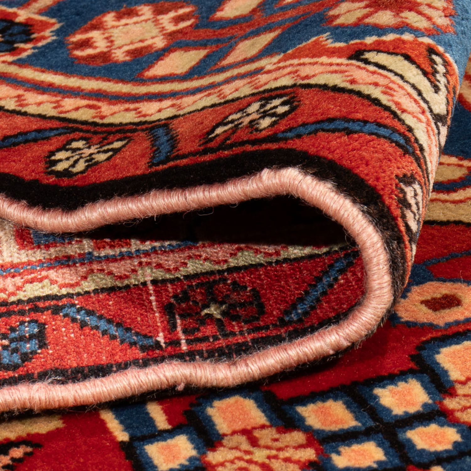 Tapis persan - Nomadic - 201 x 149 cm - rouge