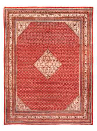 Tapis persan - Mir - 380 x 273 cm - rouge