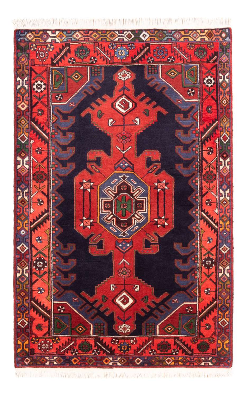 Perzisch Tapijt - Nomadisch - 149 x 103 cm - donkerblauw