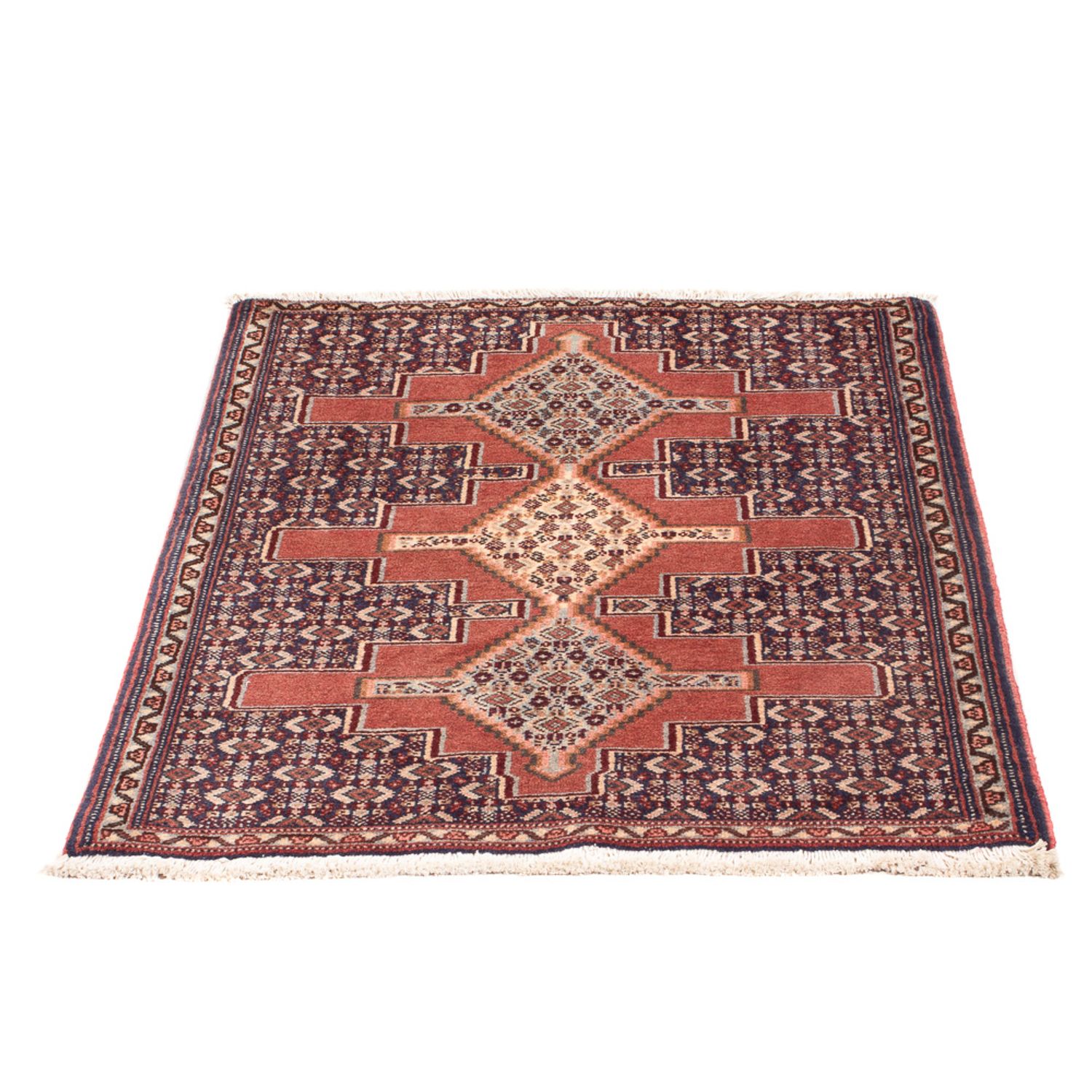 Tapis persan - Classique - 103 x 76 cm - rouge