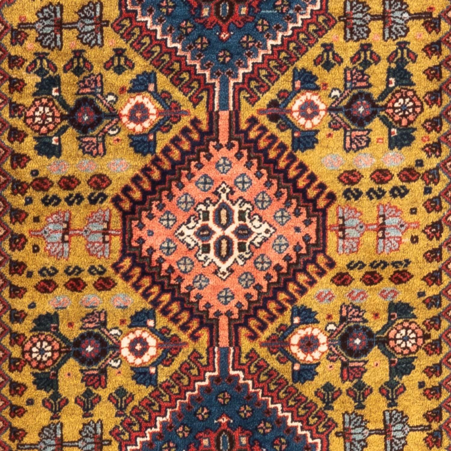 Perzisch Tapijt - Nomadisch - 120 x 80 cm - geel