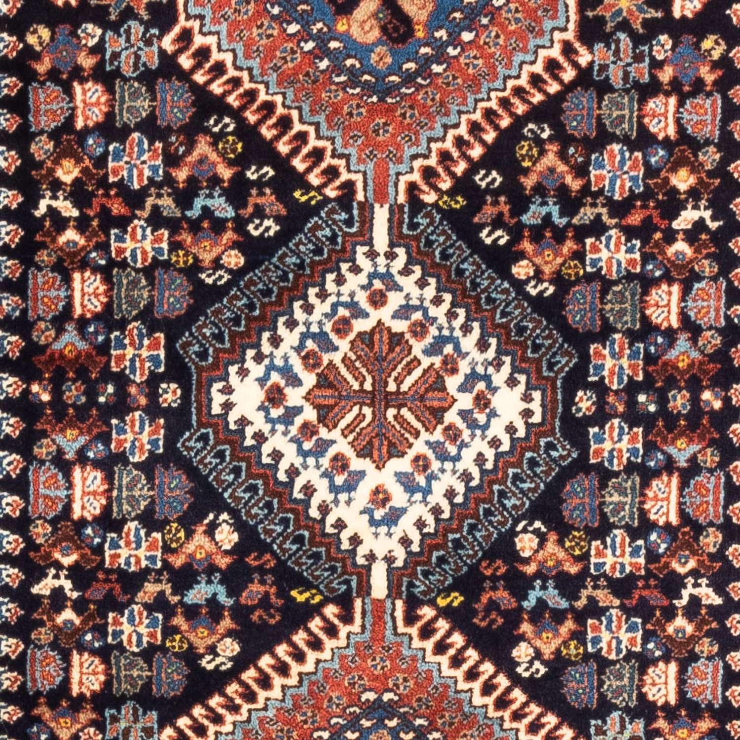 Biegacz Perski dywan - Nomadyczny - 182 x 84 cm - ciemnoniebieski
