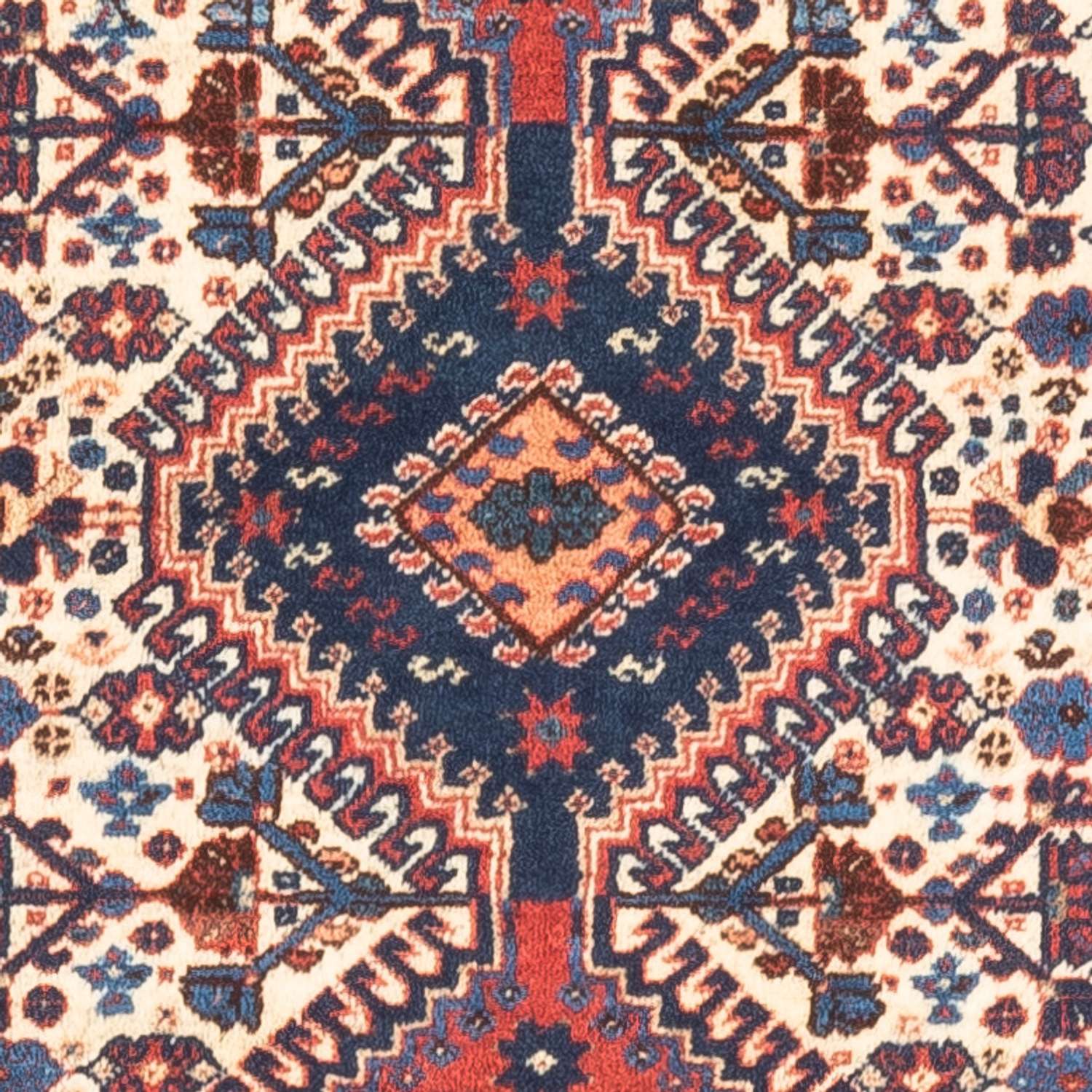 Persisk matta - Nomadic - 116 x 74 cm - grädde