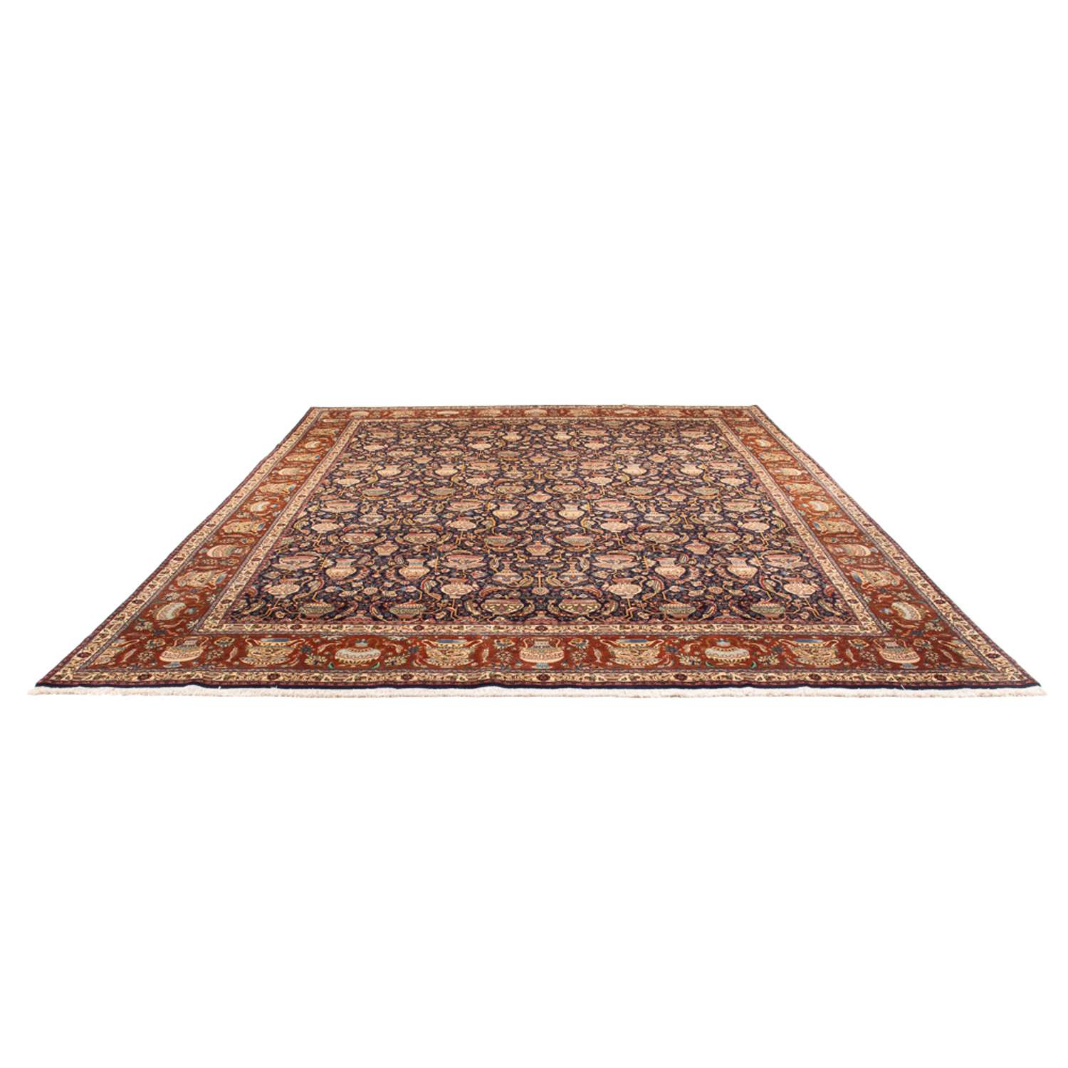 Perzisch tapijt - Tabriz - 387 x 300 cm - donkerblauw