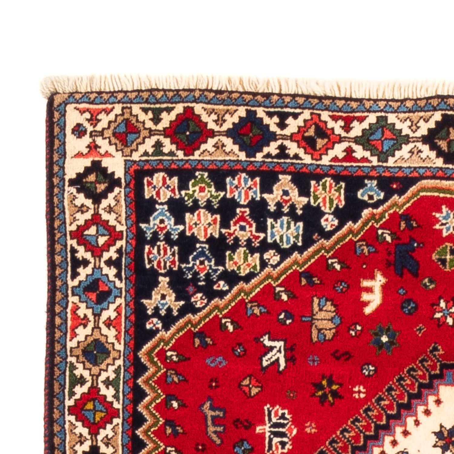 Tapis de couloir Tapis persan - Nomadic - 192 x 78 cm - rouge