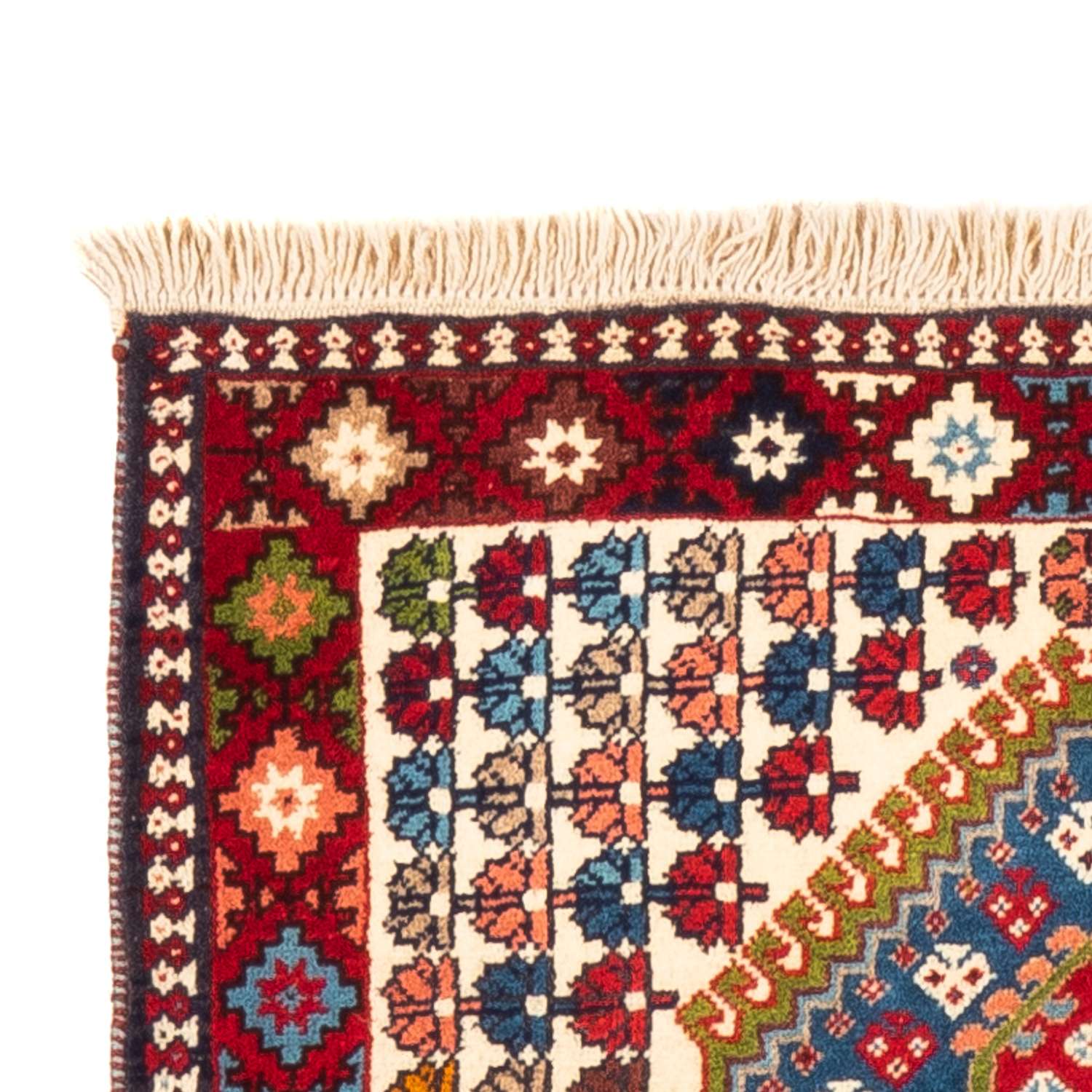 Tapis de couloir Tapis persan - Nomadic - 197 x 78 cm - crème