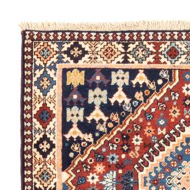 Tapis persan - Nomadic - 131 x 86 cm - rouge