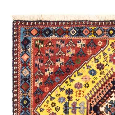 Tapis persan - Nomadic - 128 x 82 cm - jaune